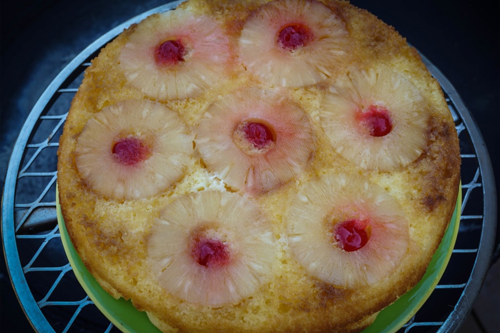 Perfect Dutch Oven Pineapple Upside Down Cake