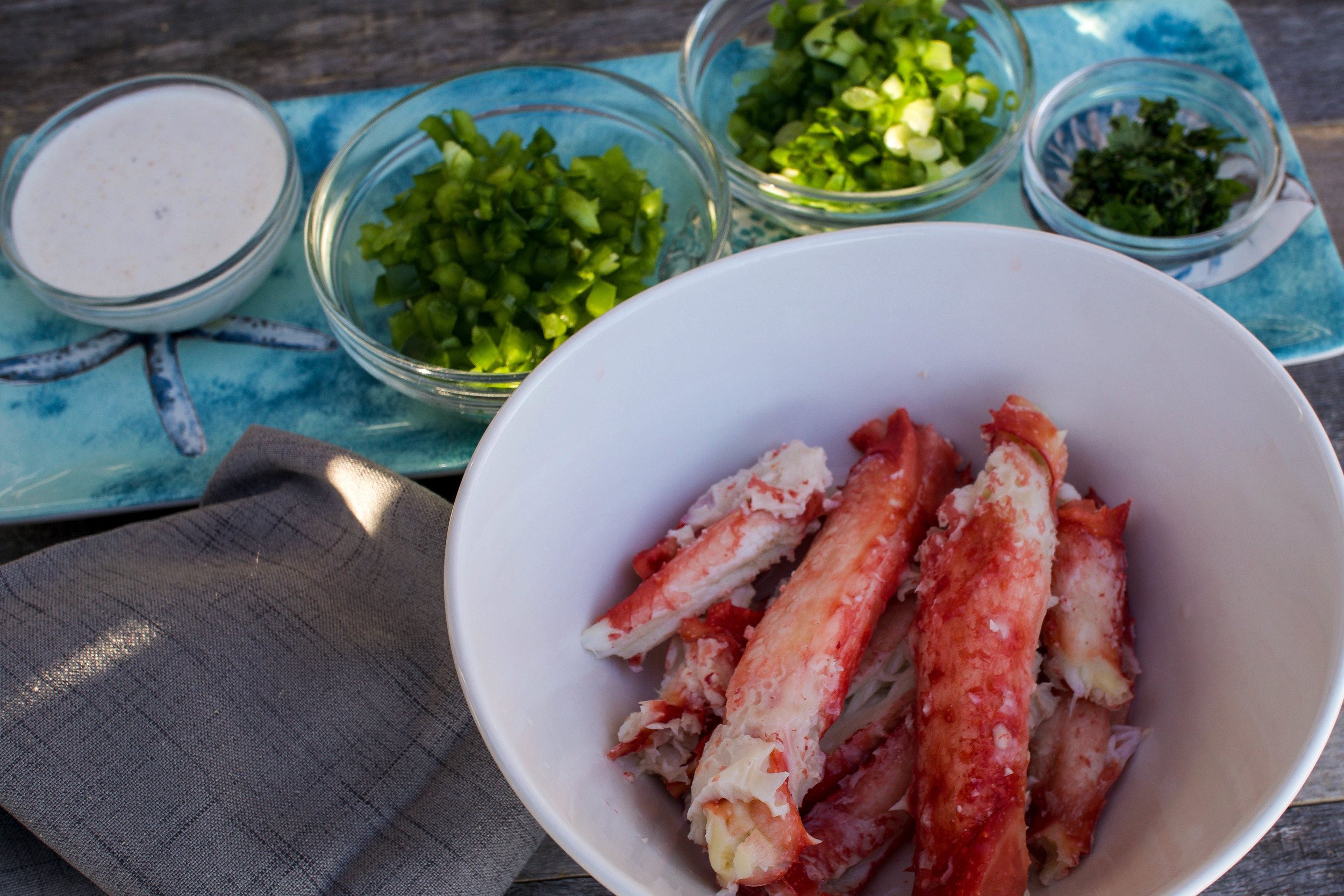 King Crab Salad Recipe ingredients